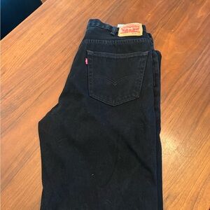 Levi's 550 Men's Black Denim Jeans